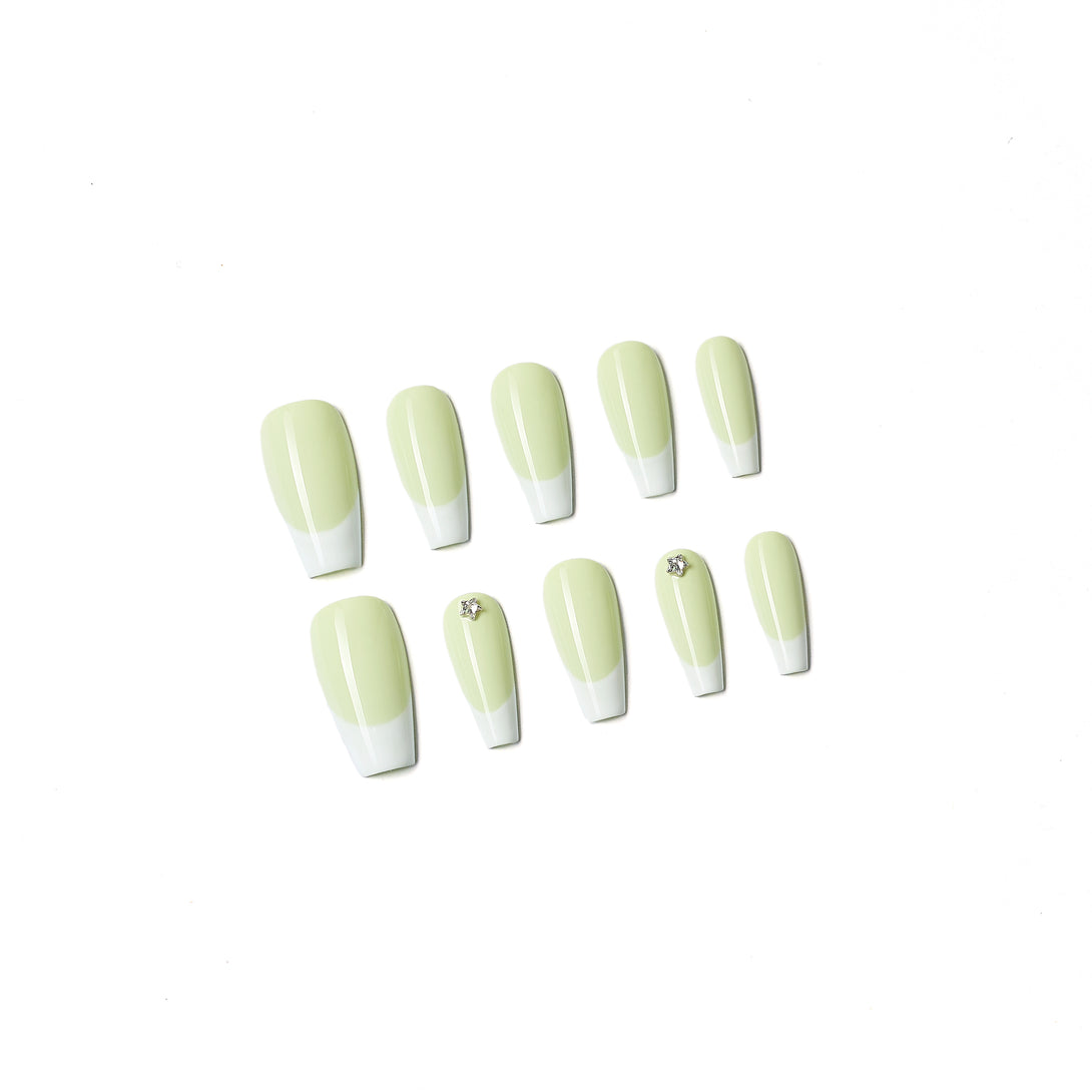 French tips to be fruitful - Avocado Green