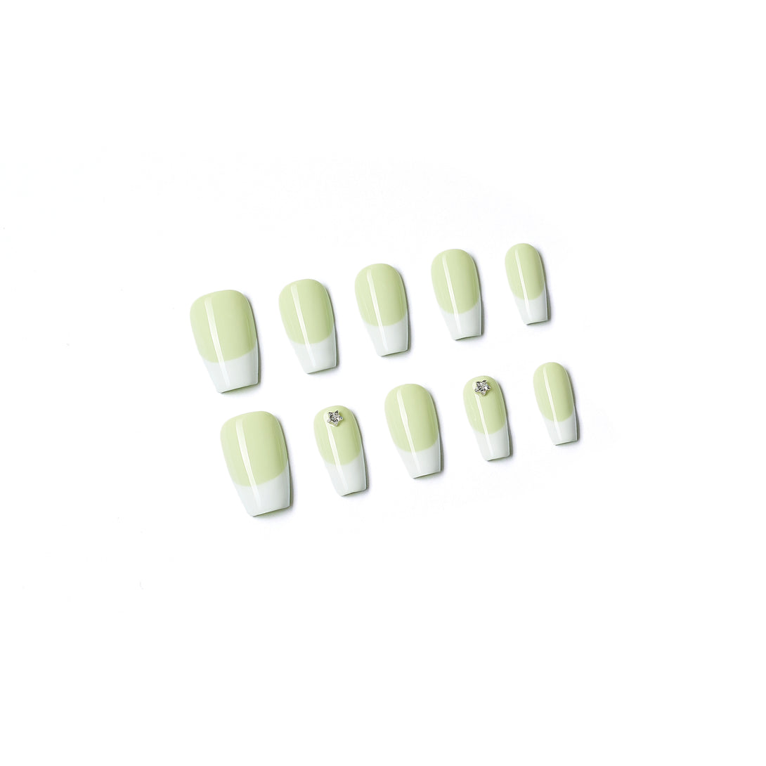 French tips to be fruitful - Avocado Green