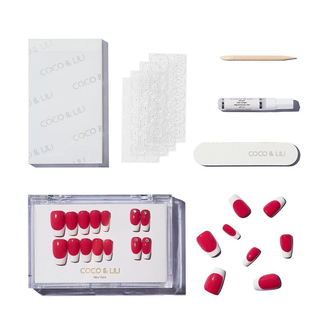<tc>french manicure</tc> pour être fructueux - Pitaya Fuscia