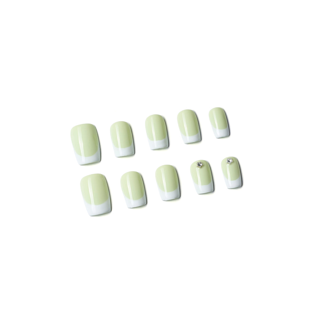 French tips to be fruitful - Avocado Green