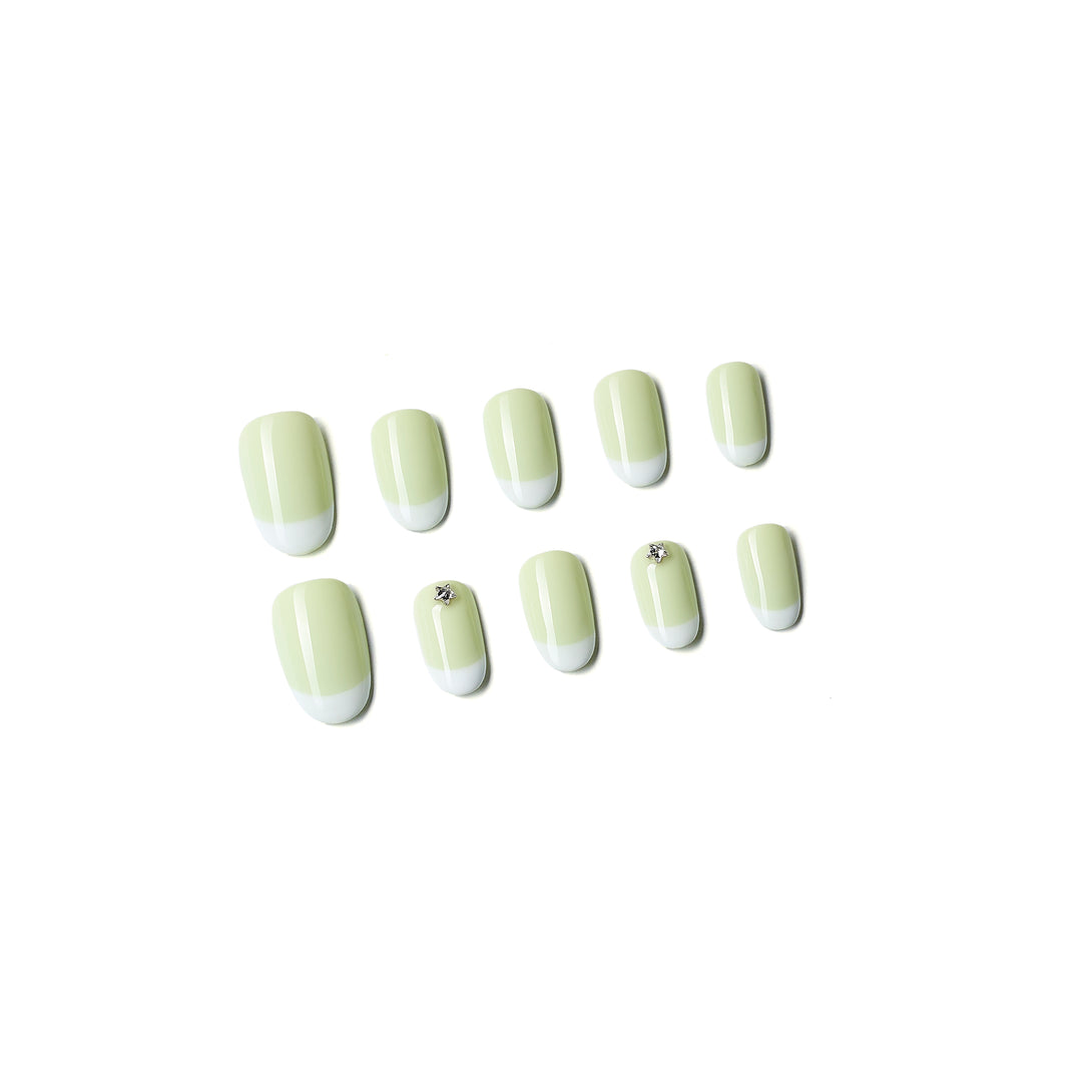French tips to be fruitful - Avocado Green