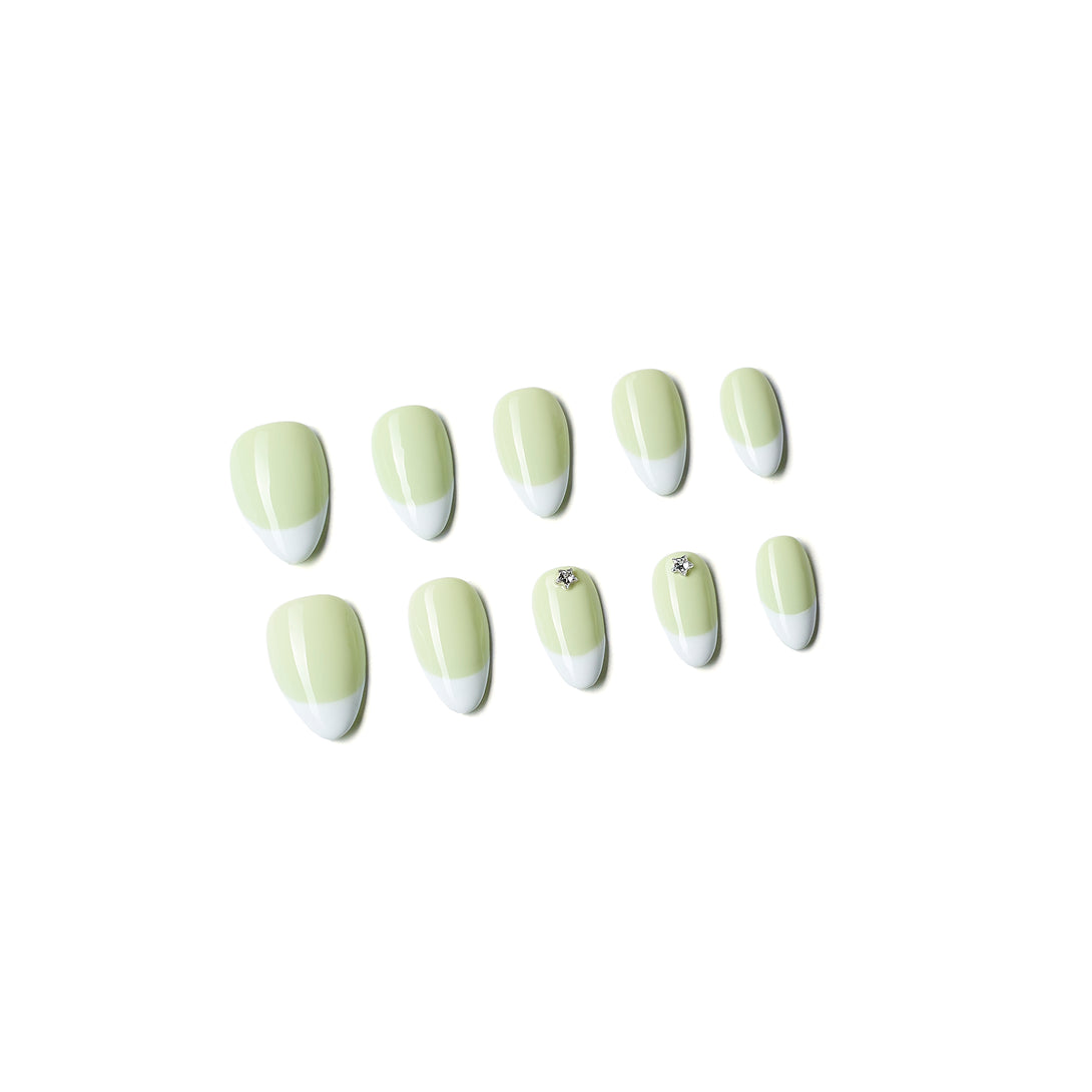 French tips to be fruitful - Avocado Green