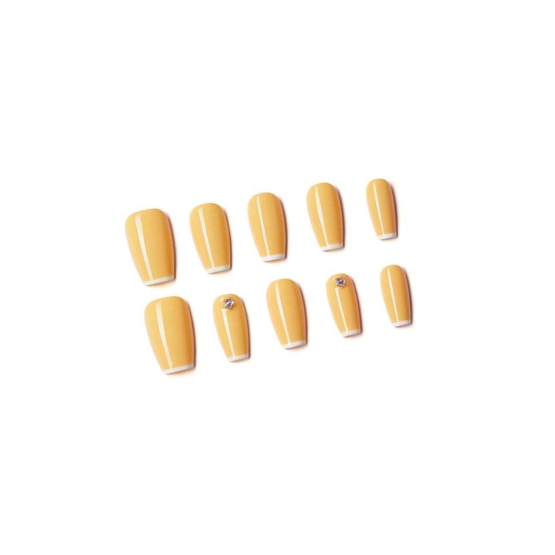Stripe tips to be fruitful - Lemon Yellow