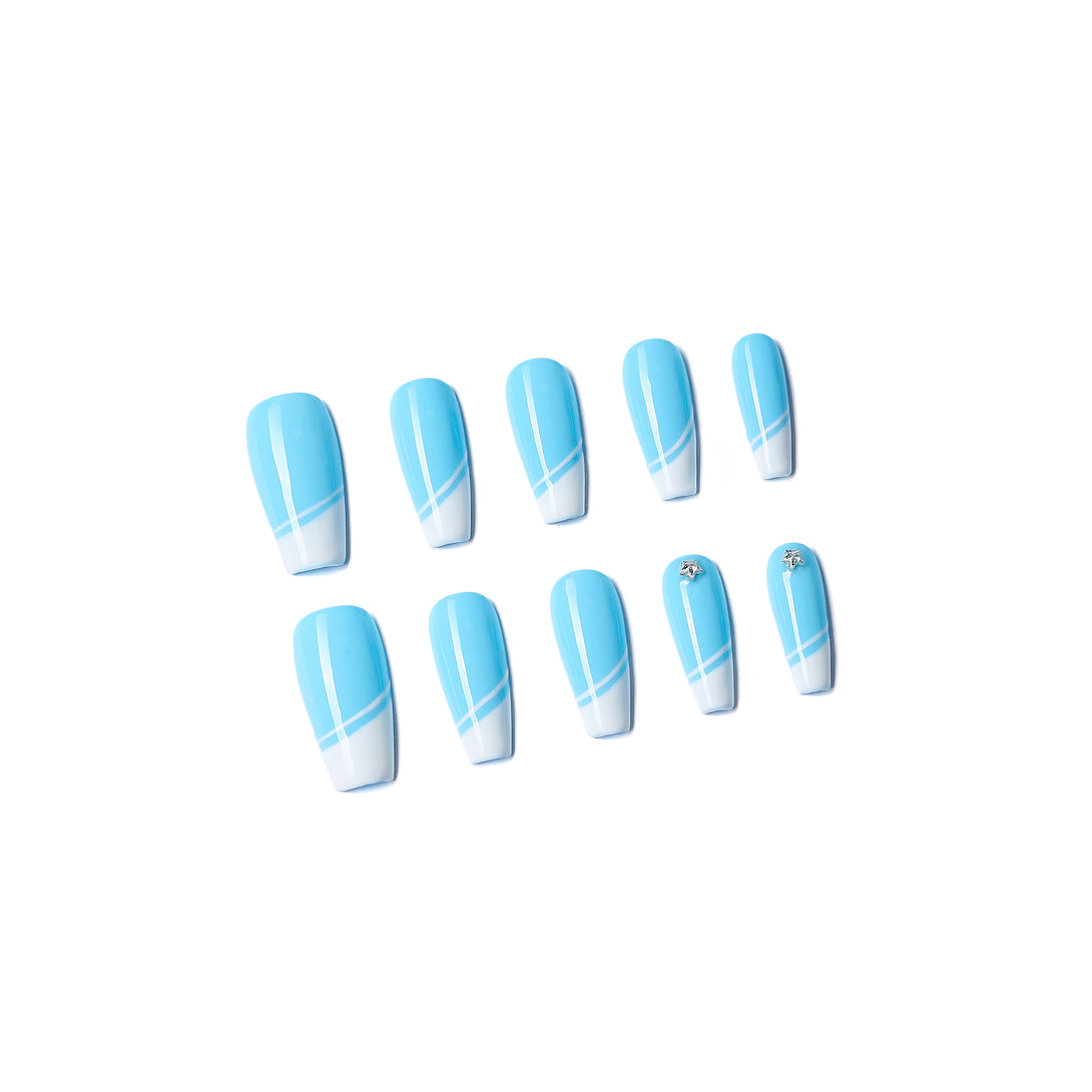 Tilted tips to be fruitful - Curacao Blue
